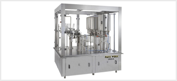 Automatic Rotary Rinsing, Filling & Capping Machine